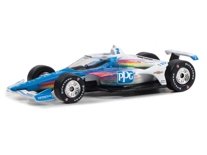 #2 Josef Newgarden / Team Penske PPG (2023 NTT IndyCar Series) Diecast 1:64 Scale Model - Greenlight 11565