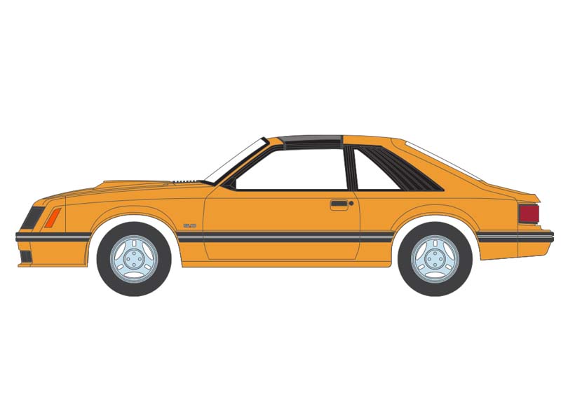 PRE-ORDER 1982 Ford Fox Mustang – Medium Vanilla (The Mustang Stampede Series 2) Diecast 1:64 Scale Model - Greenlight 125402C