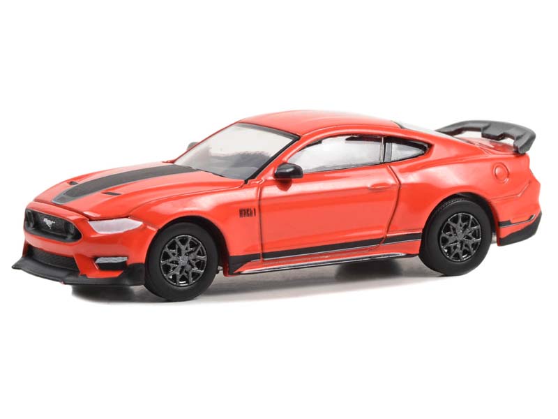 2021 Ford Mustang Mach 1 Race Red (Mustang Stampede) Series 1 Diecast 1:64 Scale Model - Greenlight 13340E