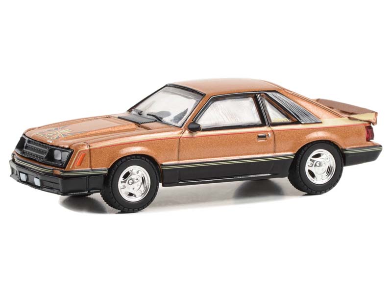 1980 Ford Mustang Cobra Dark Chamois (Mustang Stampede) Series 1 Diecast 1:64 Scale Model - Greenlight 13340F