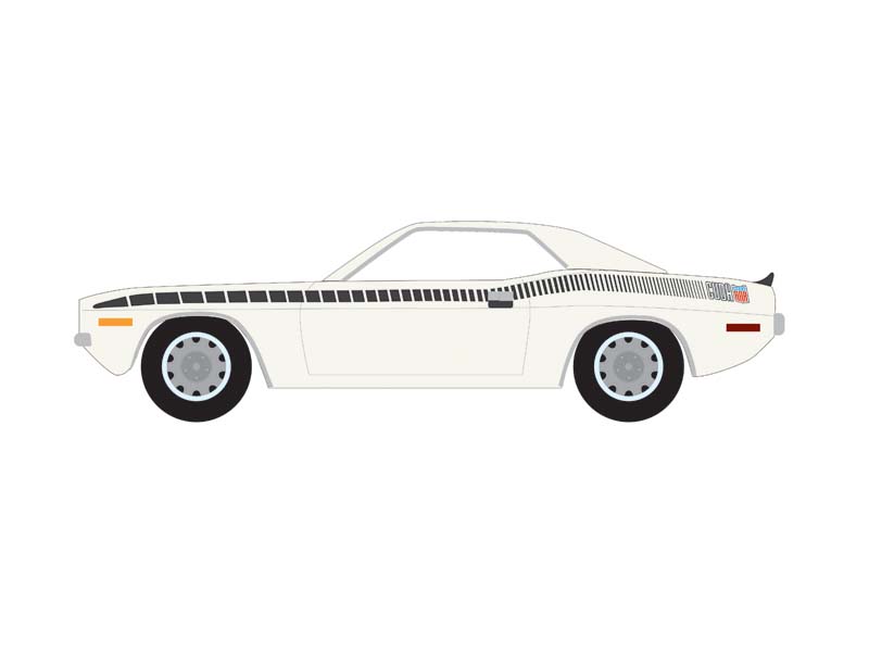 PRE-ORDER 1970 Plymouth AAR ‘Cuda - Alpine White (GreenLight Muscle Series 29) Diecast 1:64 Scale Model - Greenlight 13360C