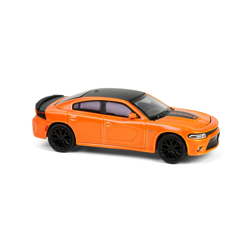 RAW CHASE 2018 Dodge Charger Daytona 392 – Go Mango (GreenLight Muscle Series 29) Diecast 1:64 Scale Model - Greenlight 13360E