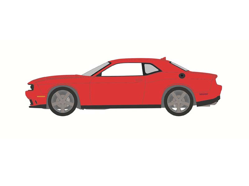 6 PACK 2016 Dodge Challenger RT – Torred Red (GL Muscle Series 30) Diecast 1:64 Scale Model - Greenlight 13370D