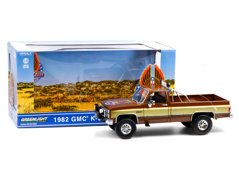 PRE-ORDER 1982 GMC K-2500 Sierra Grande Wideside (Fall Guy) Diecast 1:18 Scale Model Truck - Greenlight 13560