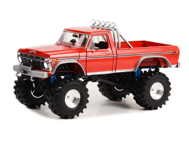 1974 Ford F-250 Monster Truck w/ 48-Inch Tires (Kings of Crunch) Diecast 1:18 Scale Model - Greenlight 13646