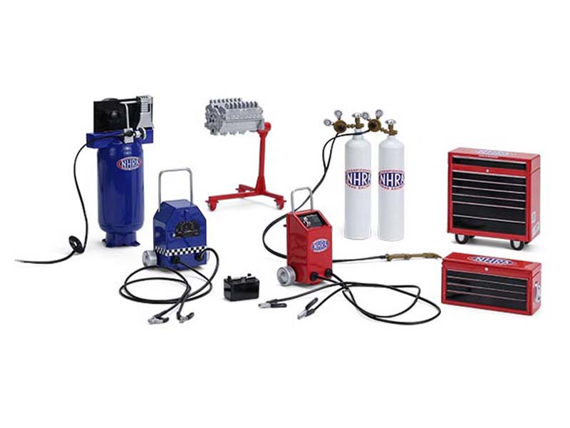 PRE-ORDER NHRA (Shop Tool Set #1) Diecast 1:18 Scale Models - Greenlight 13705