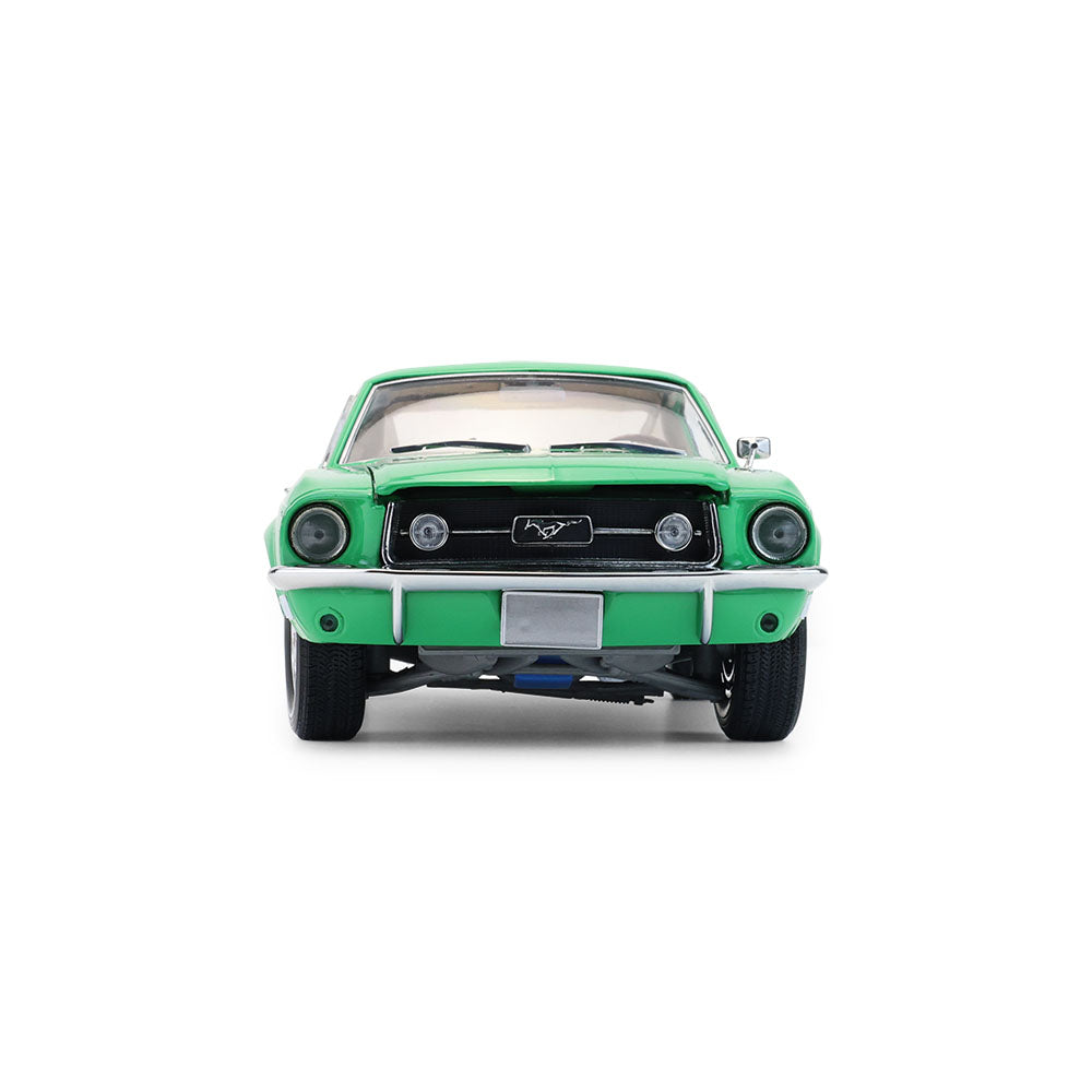 PRE-ORDER 1968 Ford Mustang Fastback West Coast USA Special Edition Mustang – Poppy Green Diecast 1:18 Scale Model - Greenlight 13708