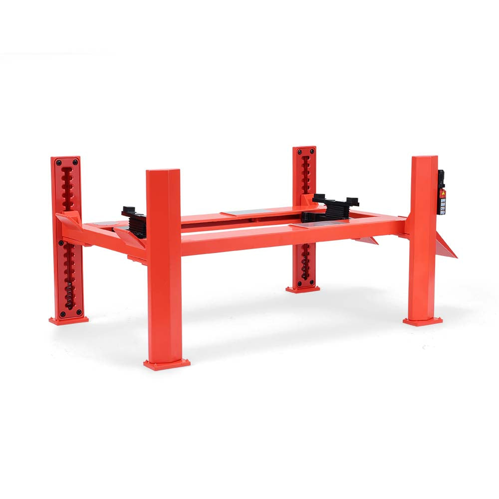 PRE-ORDER Red Four-Post Lift Diecast 1:18 Scale Model - Greenlight 13711