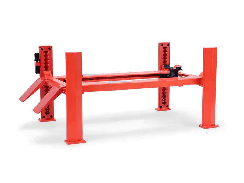 PRE-ORDER Red Four-Post Lift Diecast 1:18 Scale Model - Greenlight 13711