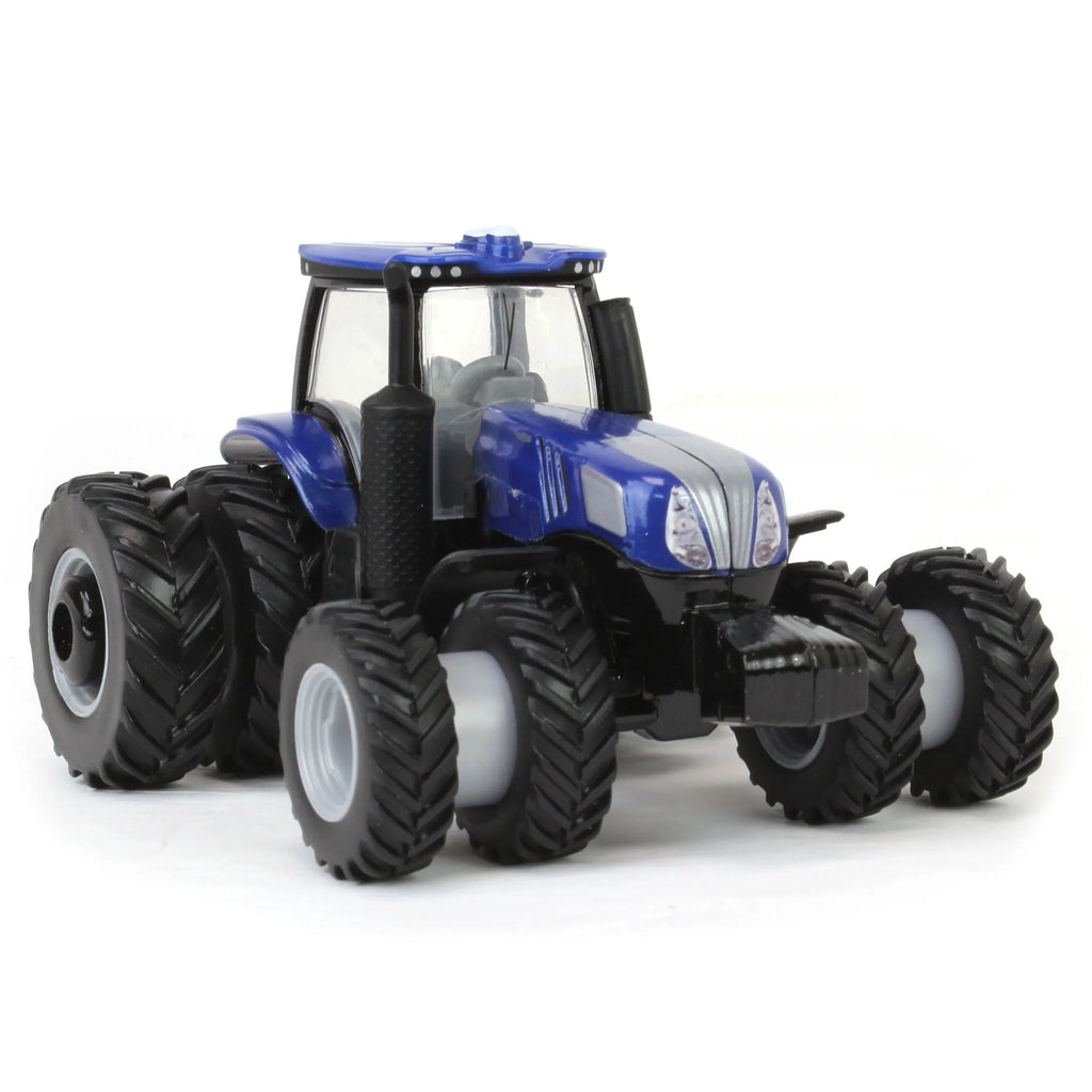 New Holland GENESIS T8.415 Tractor w/ Row Crop Duals (Prestige Collection) Diecast 1:64 Scale Model - ERTL 13975