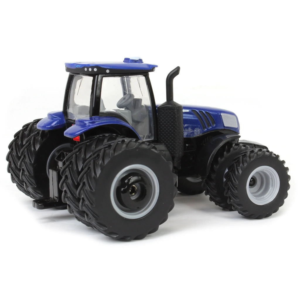 New Holland GENESIS T8.415 Tractor w/ Row Crop Duals (Prestige Collection) Diecast 1:64 Scale Model - ERTL 13975