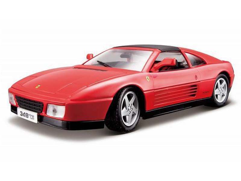 Ferrari 348 TS Red (Race & Play) Diecast 1:18 Scale Model - Bburago 16006RD