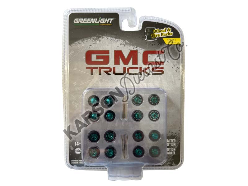 CHASE Auto Body Shop - GMC Trucks (Wheel & Tire Packs Series 6) Diecast 1:64 Scale Model - Greenlight 16110A