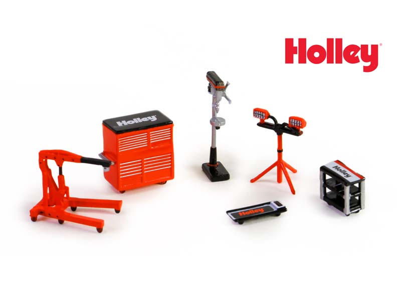 PRE-ORDER Holley Auto Body Shop - (Shop Tool Accessories Series 6) Diecast 1:64 Scale Models - Greenlight 16200A