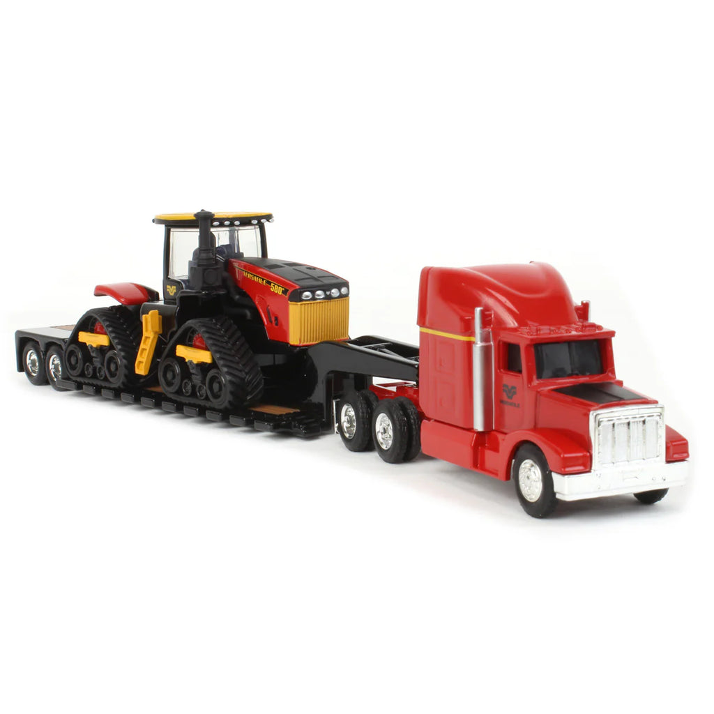 Versatile 580DT Track Tractor w/ Semi & Lowboy Trailer Diecast 1:64 Scale Model - ERTL 16453