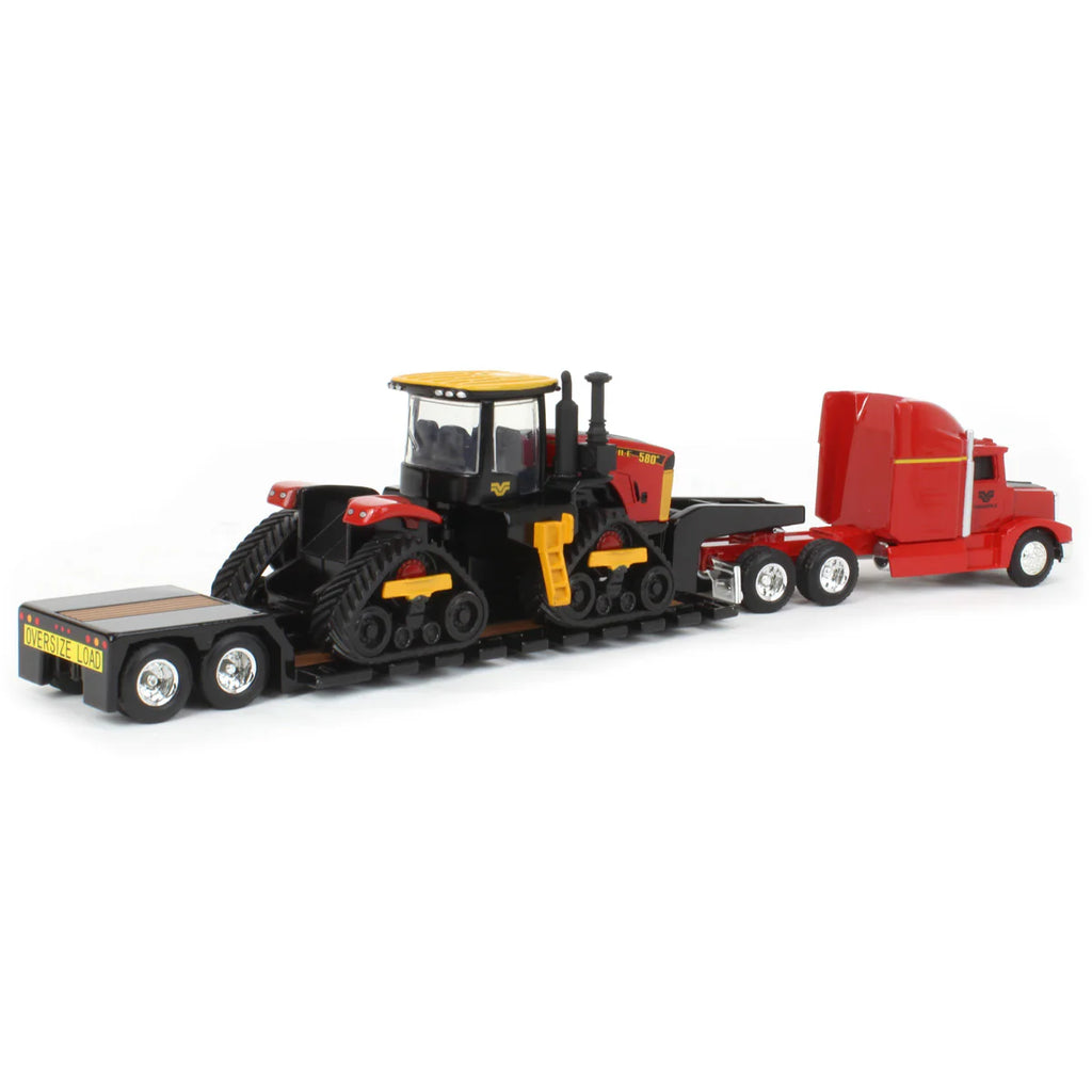 Versatile 580DT Track Tractor w/ Semi & Lowboy Trailer Diecast 1:64 Scale Model - ERTL 16453