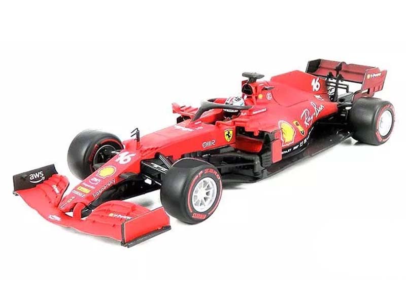 BBURAGO 1/18 SF21 Leclerc Voiture Miniature De Collection BBURAGO 1-18 - FERRARI F1 SF21 - 2021 BBURAGO 1/18 SF21 Leclerc Voiture Miniature De Collection BBURAGO 1-18 - FERRARI F1 SF21 - 2021