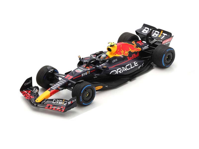 PRE-ORDER Oracle Red Bull Racing RB19 2023 #11 Sergio Perez Matte Dark Blue – (Race Fomula 1) Diecast 1:18 Scale Model - Bburago 18003SP