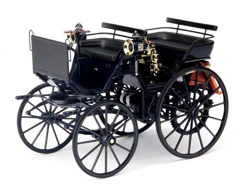 1886 Daimler Motorkutsche Dark Blue 1:18 Scale Model - Norev 183700