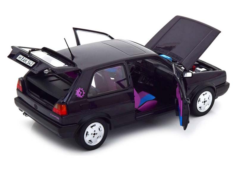 1991 Volkswagen Golf GTI Fire & Ice Purple Metallic - Diecast 1:18 Scale Model Car - Norev 188558