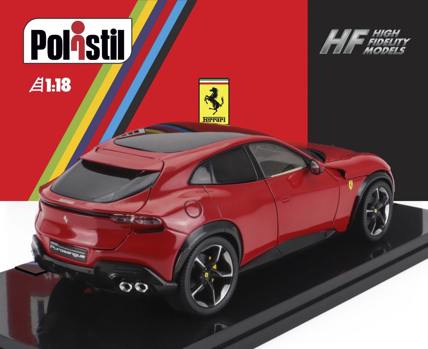 たか1/18 フェラーリ Purosangue 2022 ロッソコルサ PRE-ORDER 2022 Ferrari Purosangue Black Interior Rosso Magma