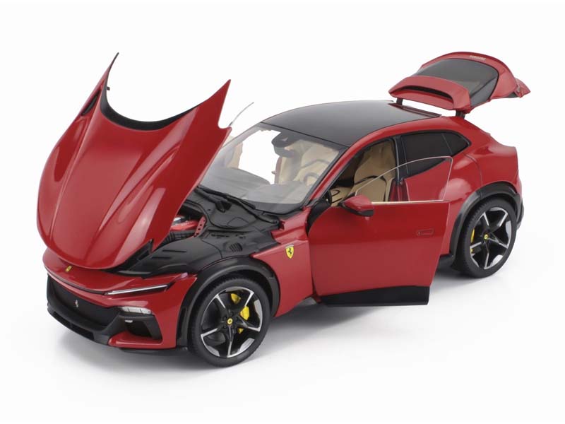 たか1/18 フェラーリ Purosangue 2022 ロッソコルサ 1:18 POLISTIL Ferrari Purosangue 2022 Rosso Corsa 322 18FE02020-WB