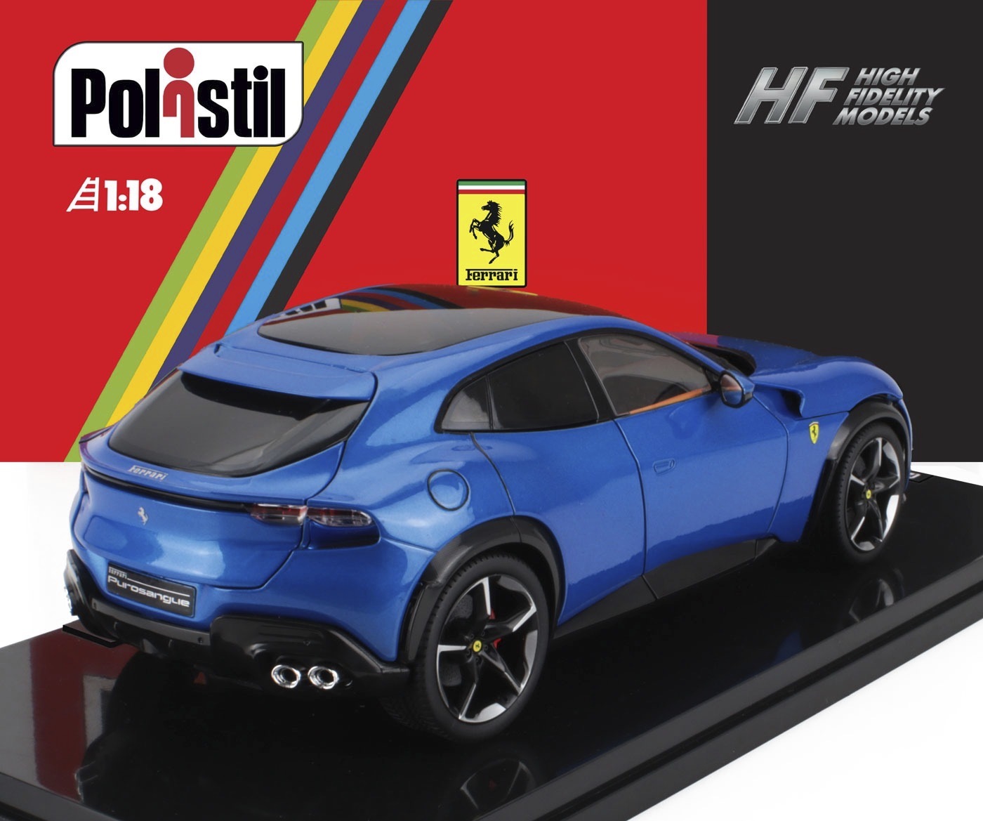たか1/18 フェラーリ Purosangue 2022 ロッソコルサ PRE-ORDER 2022 Ferrari Purosangue Black Interior Rosso Magma