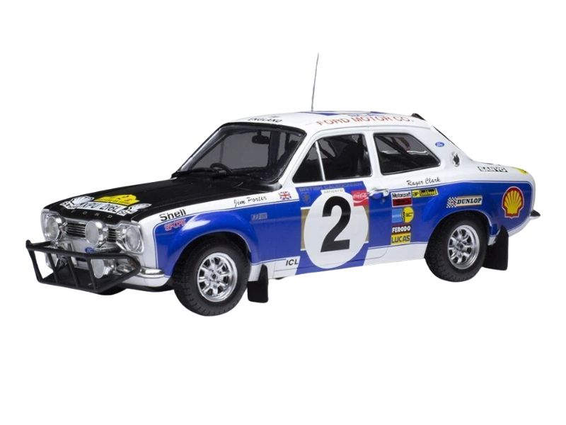 Ford Escort MkI RS 1600 #2 Safari Rally 1973 R.Clark/J.Porter Diecast 1:18 Scale Model - IXO 18RMC075A2