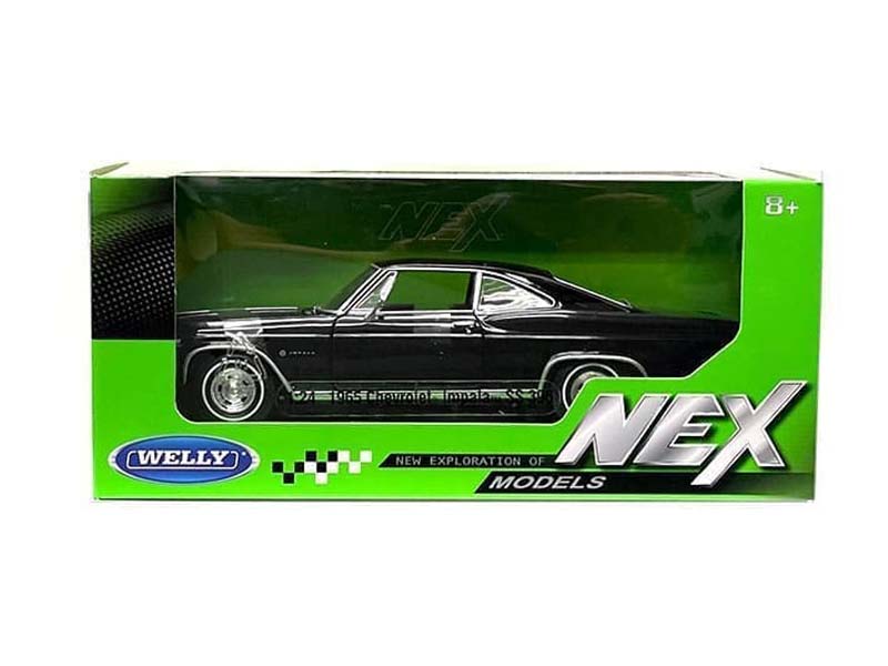 1965 Chevrolet Impala SS 396 Black Diecast 1:24 Scale Model - Welly 22417BK