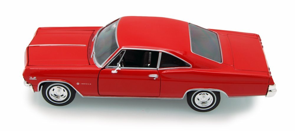 1965 Chevrolet Impala SS 396 Red (NEX) Diecast 1:24 Scale Model - Welly 22417MRD