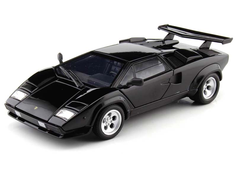Lamborghini Countach LP 5000 S – Black (NEX) Diecast 1:24 Scale Model - Welly 24112BK