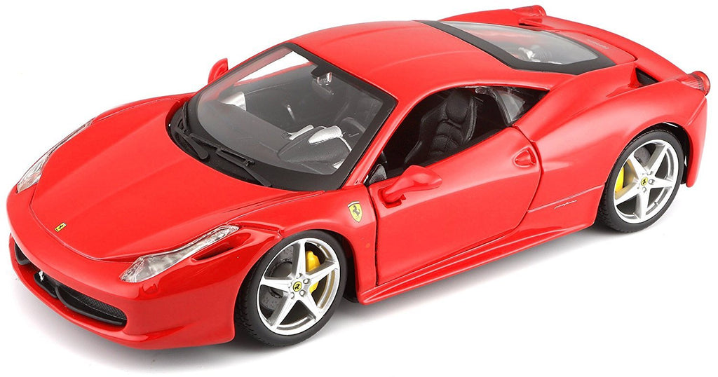 Ferrari 458 Italia Red Diecast 1:24 Scale Model - Bburago 26003RD