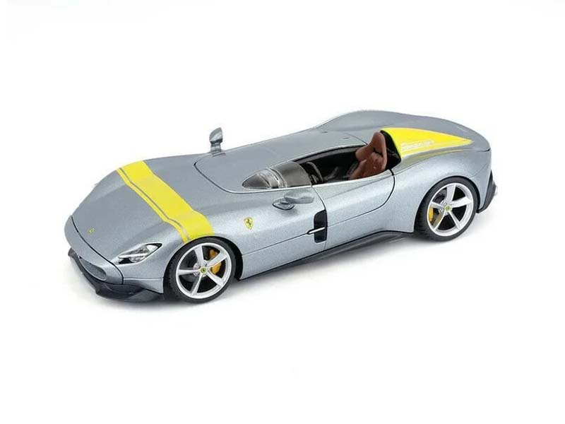 Ferrari Monza SP1 (Race & Play) Diecast 1:24 Scale Model - Bburago 26027SIL