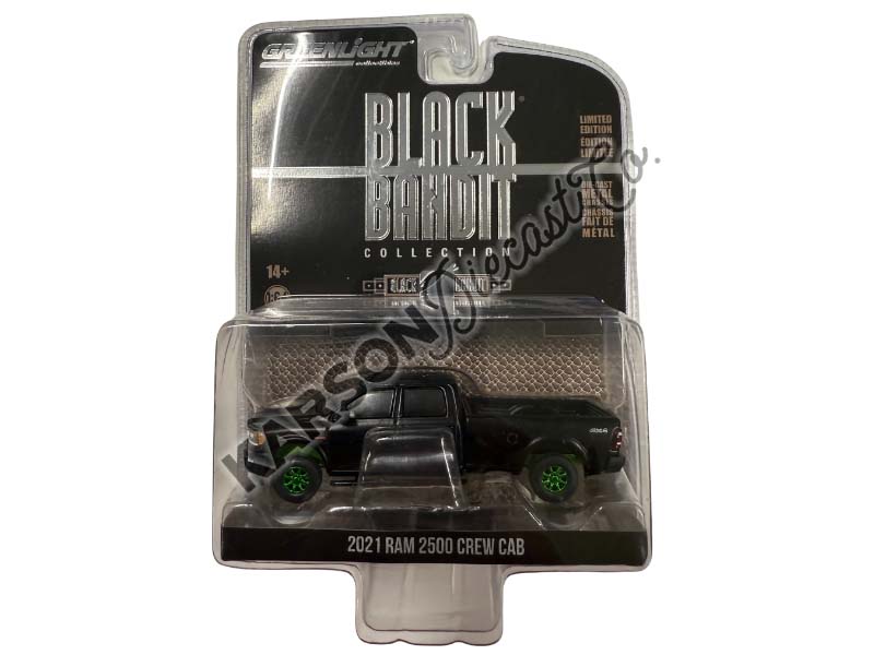 CHASE 2021 RAM 2500 Crew Cab (Black Bandit Series 26) Diecast 1:64 Model - Greenlight 28090F