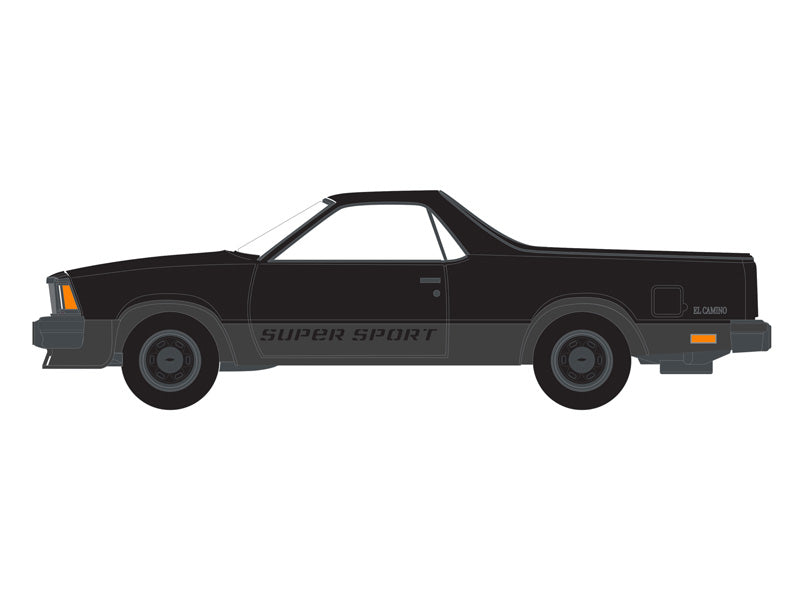 1978 Chevrolet El Camino Super Sport (Black Bandit) Series 28 Diecast 1:64 Scale Models - Greenlight 28130B