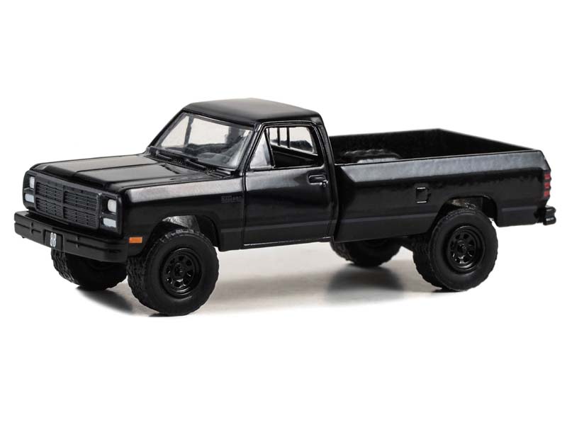 CHASE 1993 Dodge Power Ram 250 4x4 Lifted (Black Bandit) Series 28 Diecast 1:64 Scale Models - Greenlight 28130D