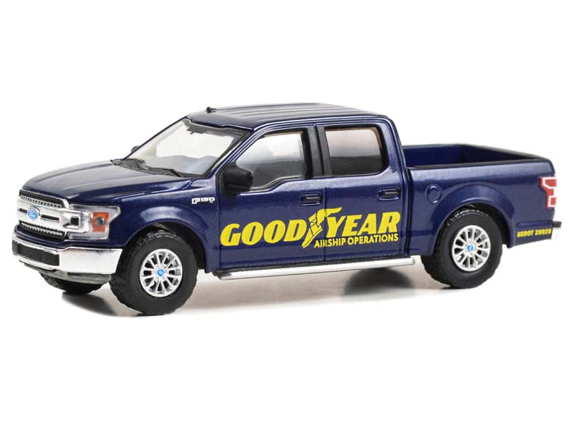 CHASE 2020 Ford F-150 Goodyear Airship Operations - 125 Years (Anniversary Collection Series 16) Diecast 1:64 Scale Model - Greenlight 28140D