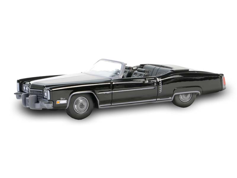 PRE-ORDER 1972 Cadillac Eldorado Fleetwood Convertible (Black Bandit Series 29) Diecast 1:64 Scale Model - Greenlight 28150C