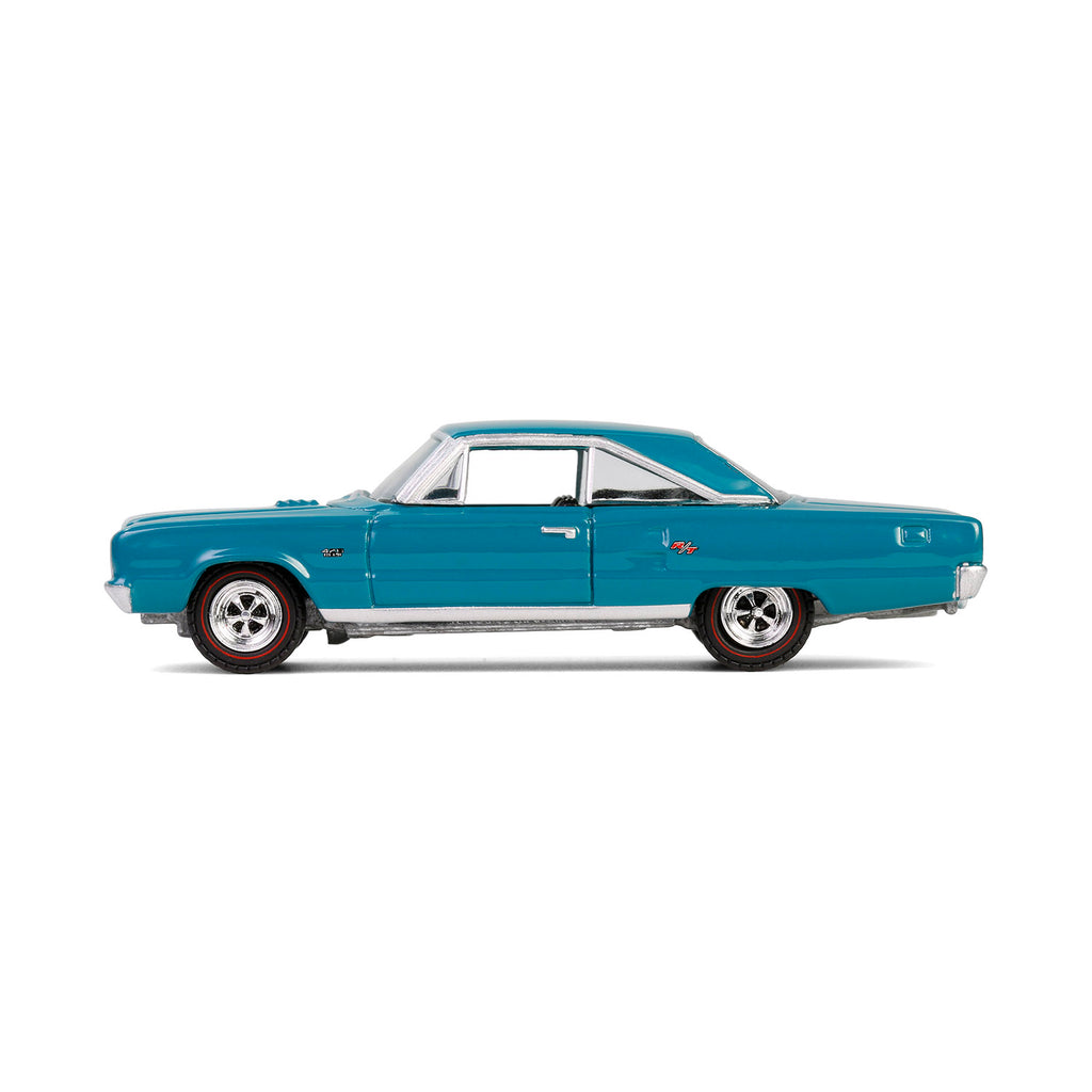 48 PACK 1967 Dodge Coronet R/T Hemi - Medium Turquoise (Anniversary Collection Series 17) Diecast 1:64 Scale Model - Greenlight 28160C