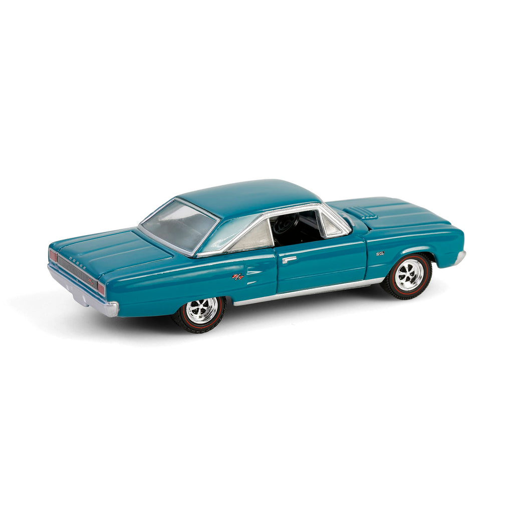 48 PACK 1967 Dodge Coronet R/T Hemi - Medium Turquoise (Anniversary Collection Series 17) Diecast 1:64 Scale Model - Greenlight 28160C
