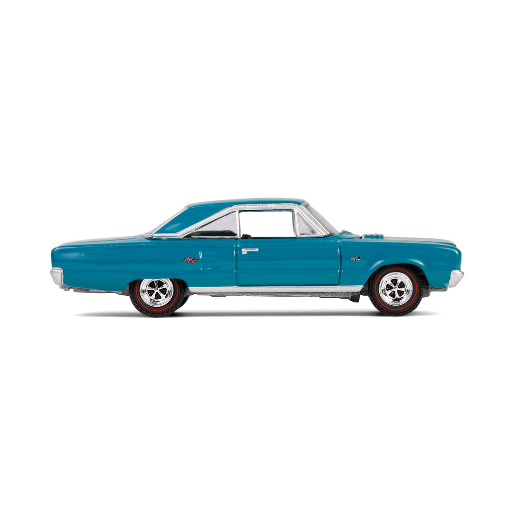 48 PACK 1967 Dodge Coronet R/T Hemi - Medium Turquoise (Anniversary Collection Series 17) Diecast 1:64 Scale Model - Greenlight 28160C