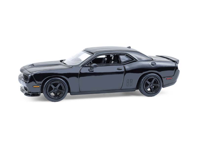 RAW CHASE 2016 Dodge Challenger R/T Hemi (Black Bandit Series 30) Diecast 1:64 Scale Model - Greenlight 28170A