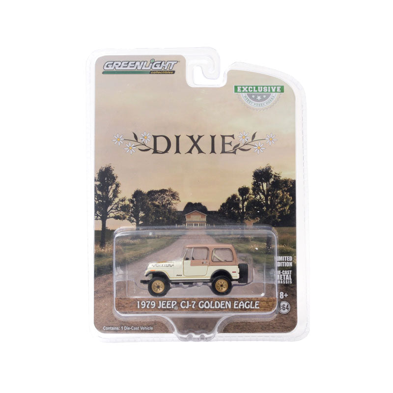 48 PACK 1979 Jeep CJ-7 Golden Eagle - Dixie Diecast 1:64 Scale Model - Greenlight 30175