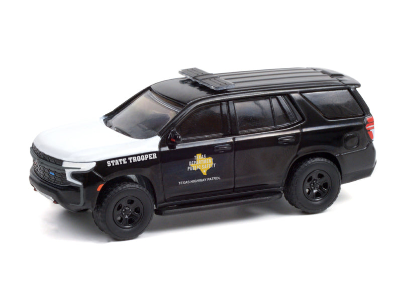 PRE-ORDER 2021 Chevrolet Tahoe Police Pursuit Vehicle Texas Highway Patrol Diecast 1:64 Scale Model - Greenlight 30235