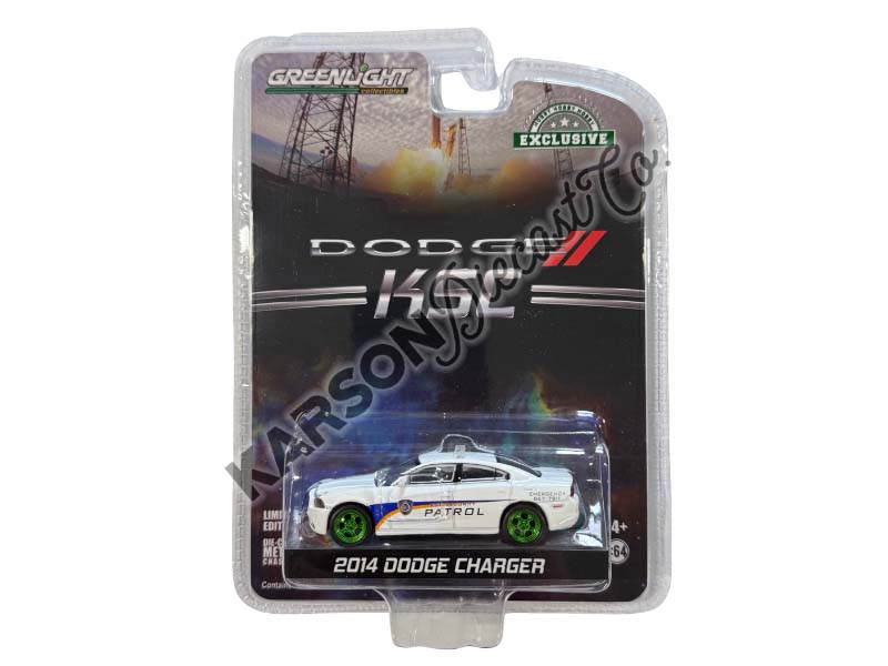 CHASE 2014 Dodge Charger - Kennedy Space Center (KSC) Security Patrol Diecast 1:64 Scale Model - Greenlight 30286