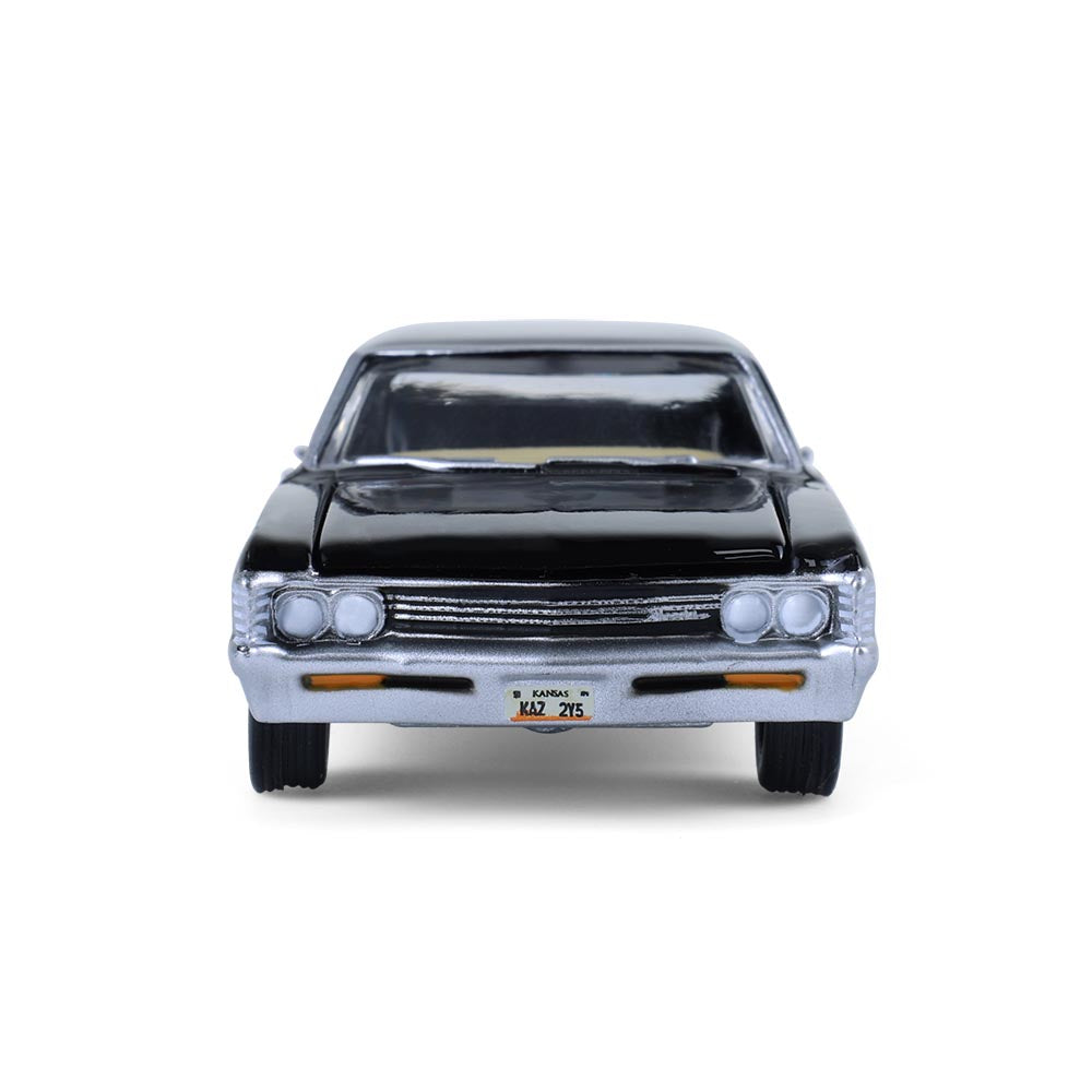 PRE-ORDER - 48 PACK 1967 Chevrolet Impala Sport Sedan Tuxedo Black Diecast 1:64 Scale Model - Greenlight 30333