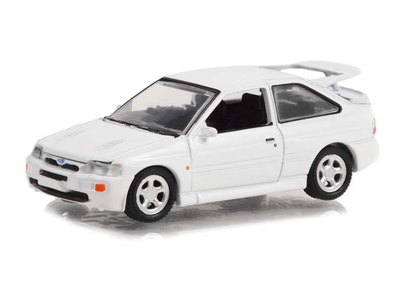 CHASE 1995 Ford Escort RS Cosworth - Diamond White (Hobby Exclusive) Diecast 1:64 Scale Model Car - Greenlight 30379