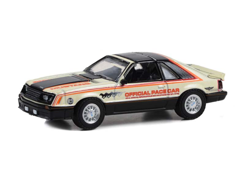 1979 Ford Mustang Hardtop 63rd Annual Indianapolis 500 Mile Race (Hobby Exclusive) Diecast 1:64 Scale Model - Greenlight 30392