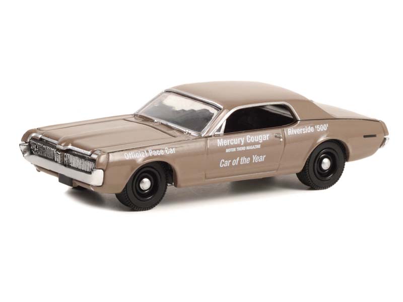 PRE-ORDER 1967 Mercury Cougar - Riverside 500 Official Pace Car (Hobby Exclusive) Diecast 1:64 Scale Model - Greenlight 30393