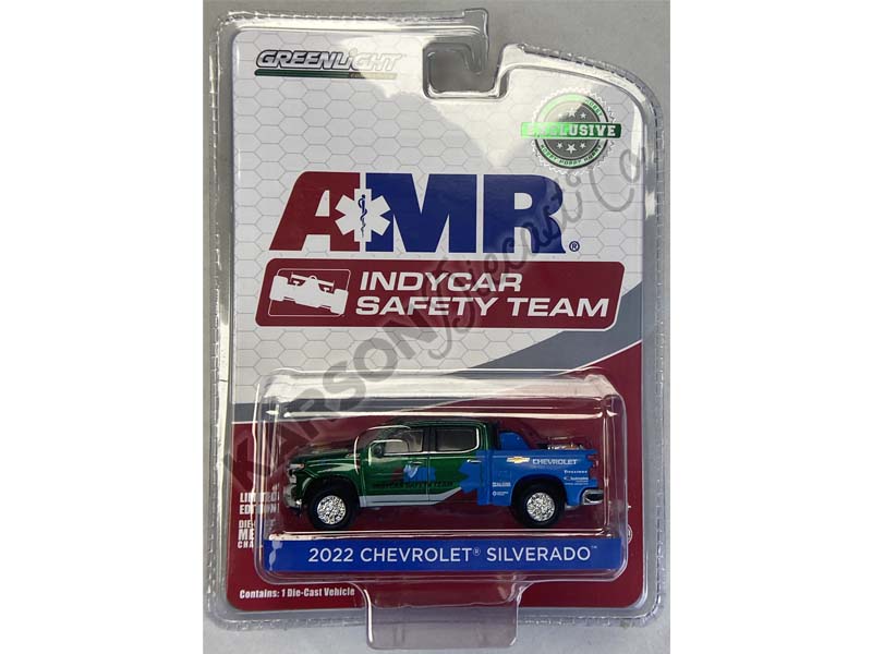 CHASE 2022 Chevrolet Silverado - 2022 NTT IndyCar Series AMR IndyCar Safety Team #1 (Hobby Exclusive) Diecast Scale 1:64 Model - Greenlight 30403